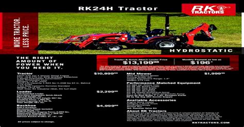 rk24 skid steer compatable|RK24H.